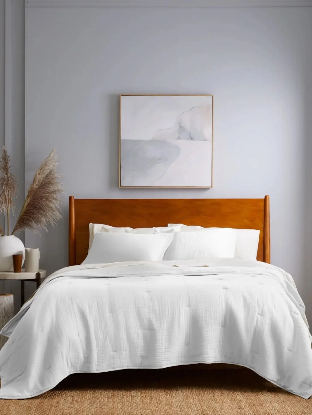 NWT QUINCE Organic Airy Cotton Gauze Dream Quilt White Twin